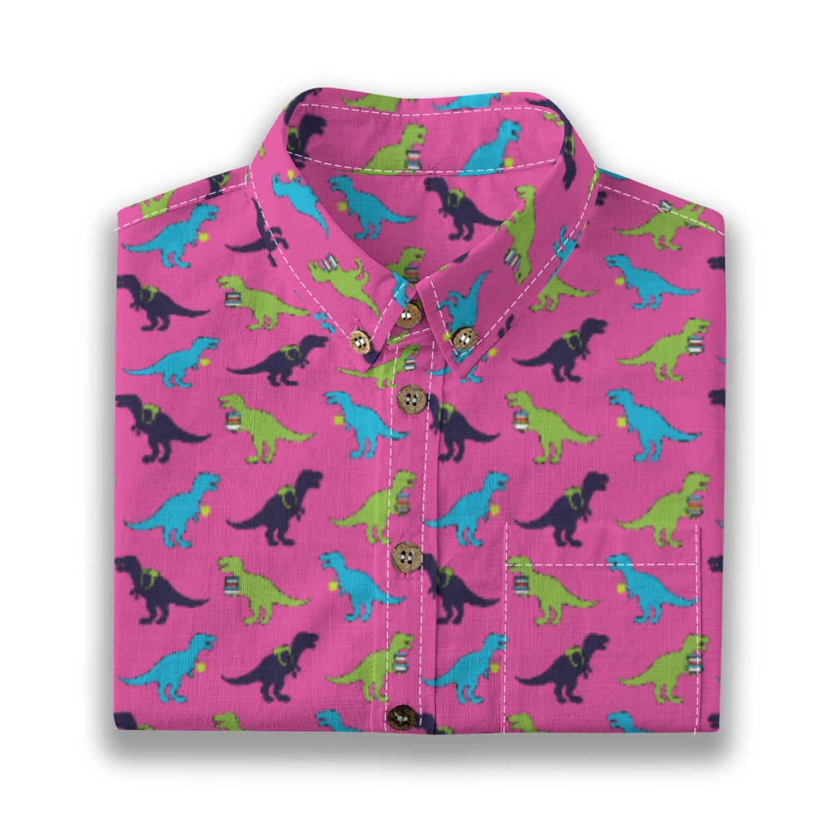 Kids' Cotton Button-Up Shirt