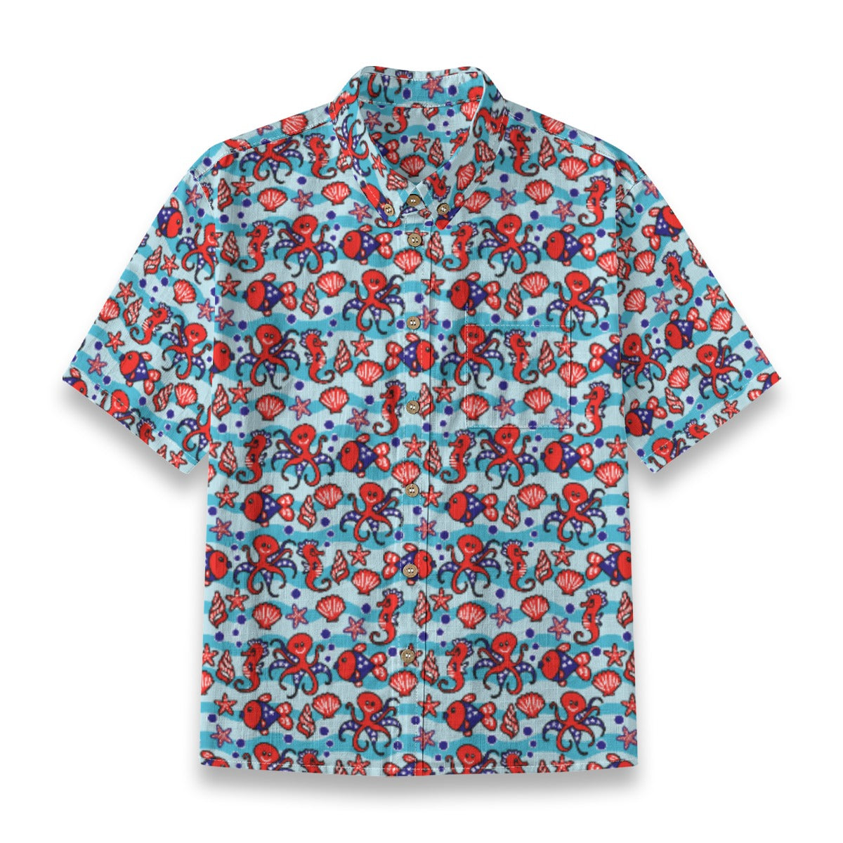 Kids' Cotton Button-Up Shirt