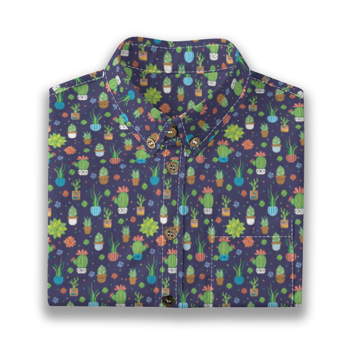 Kids' Cotton Button-Up Shirt