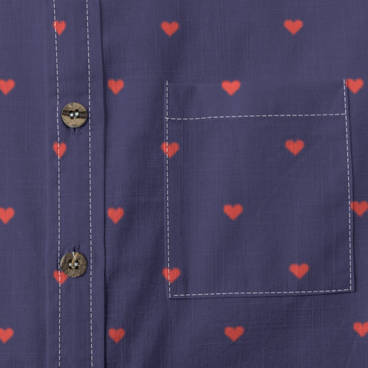 Kids' Cotton Button-Up Shirt