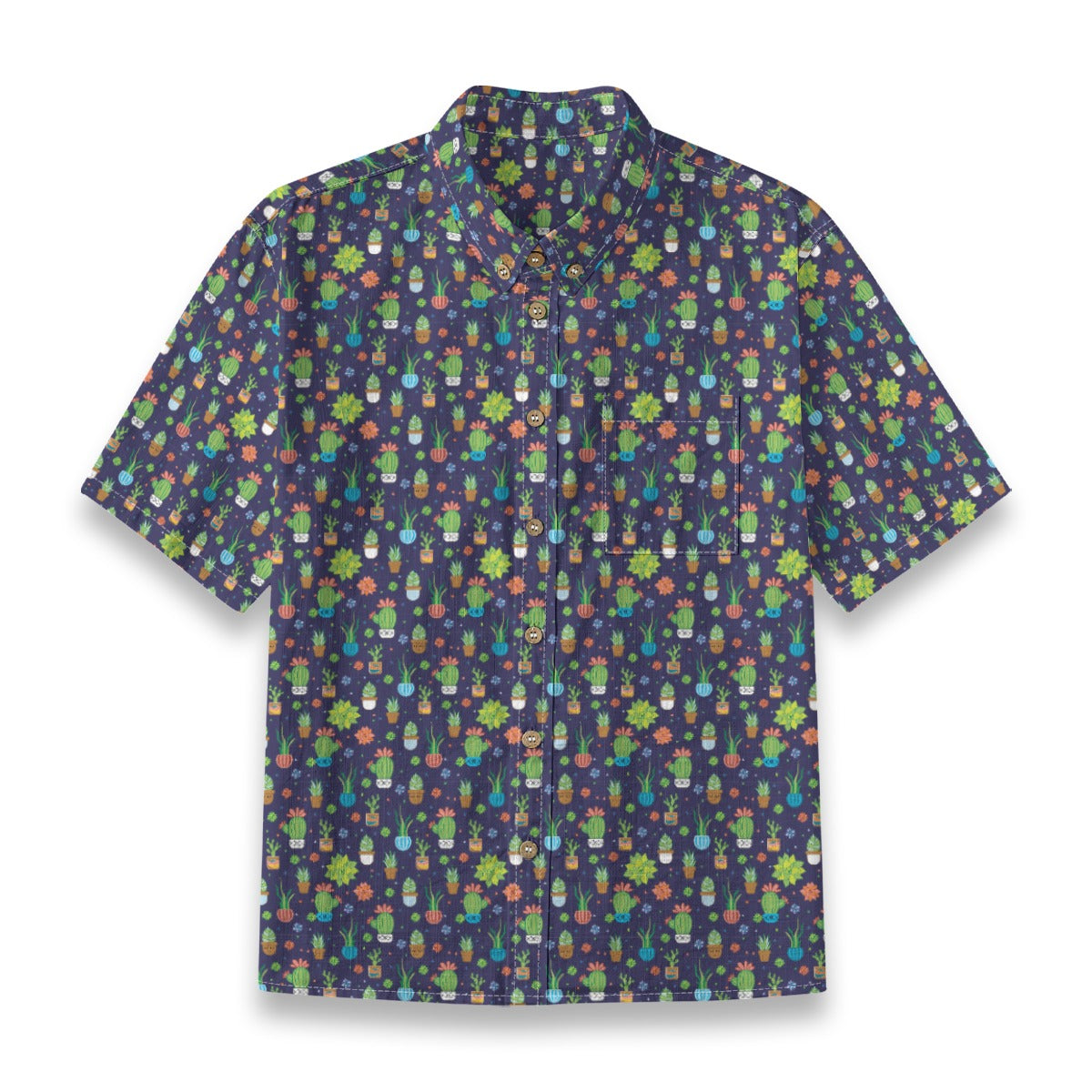 Kids' Cotton Button-Up Shirt