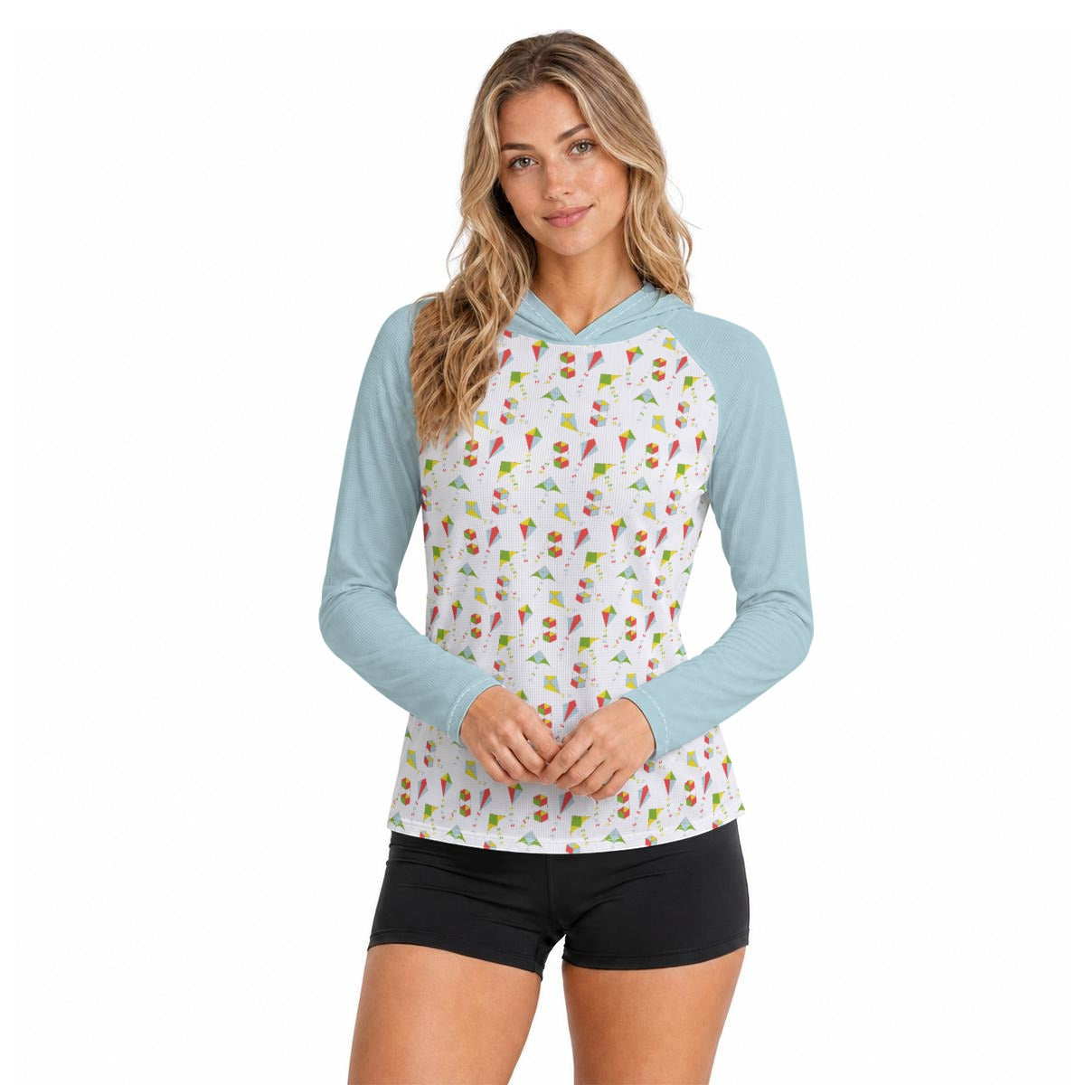 Women's hooded sun shirt