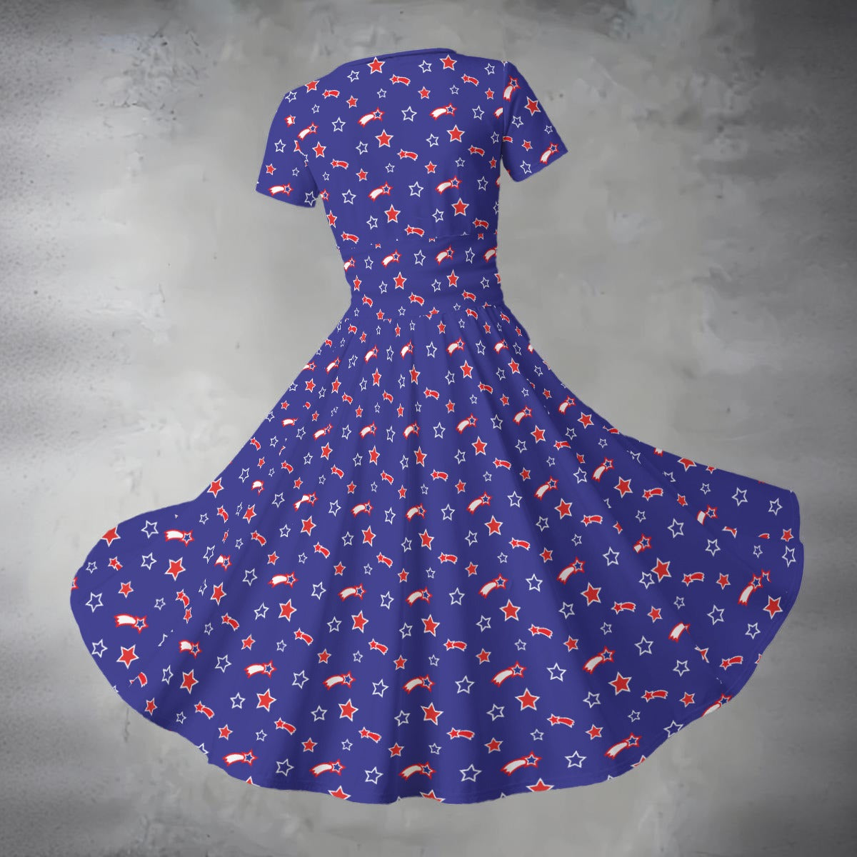 Women's Midi V-Neck Dress