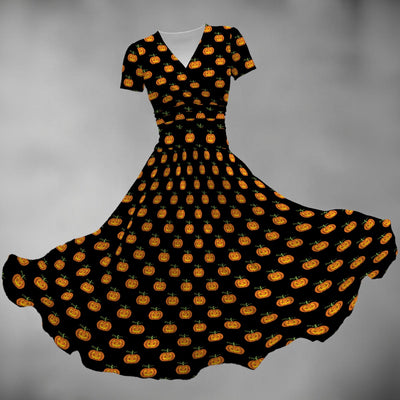 Women's Midi V-Neck Dress