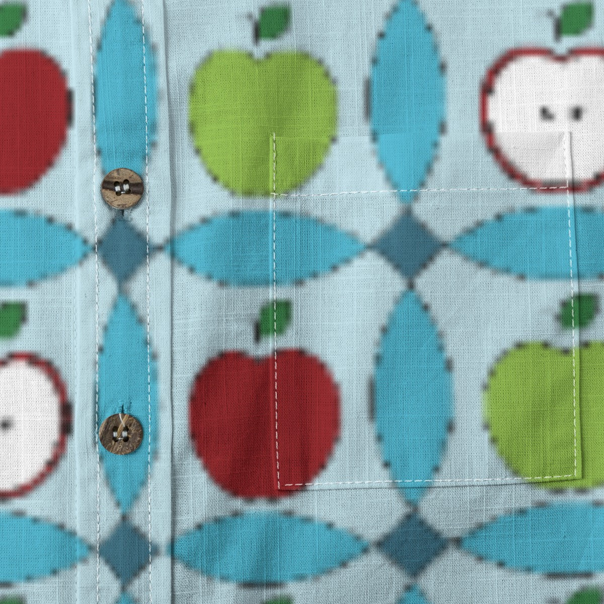 Kids' Cotton Button-Up Shirt