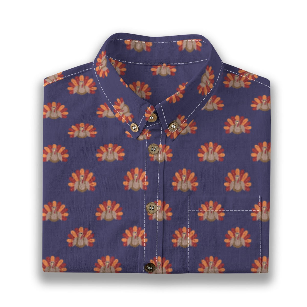 Kids' Cotton Button-Up Shirt