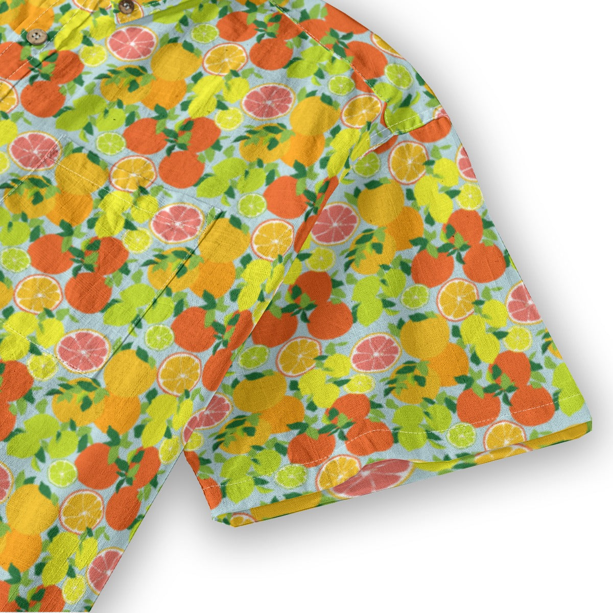 Men's Cotton Button-Up Shirt