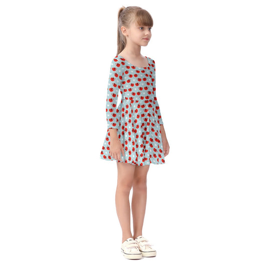 Kids' Long-Sleeve Twirl Dress