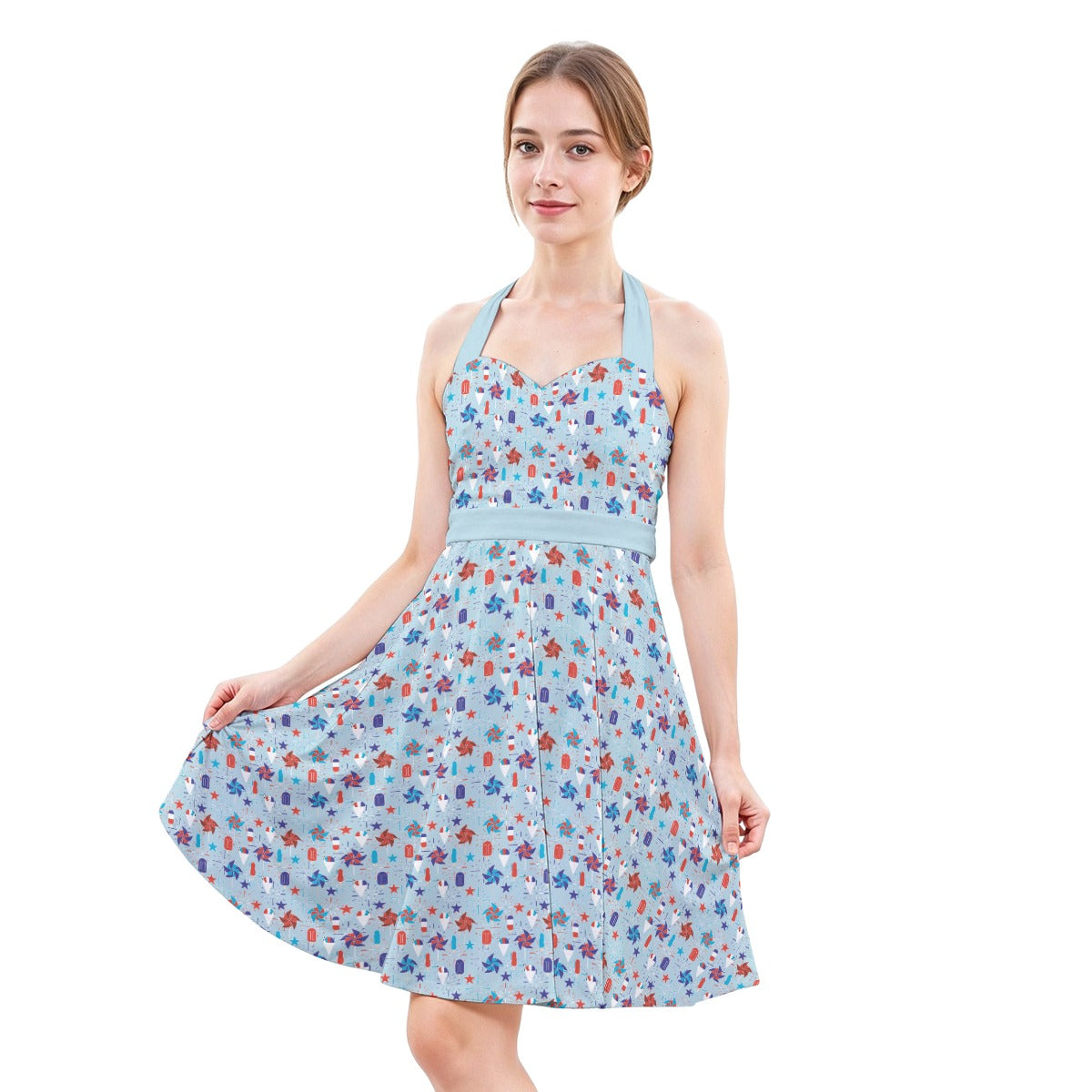 Women's Sweetheart Halter Dress