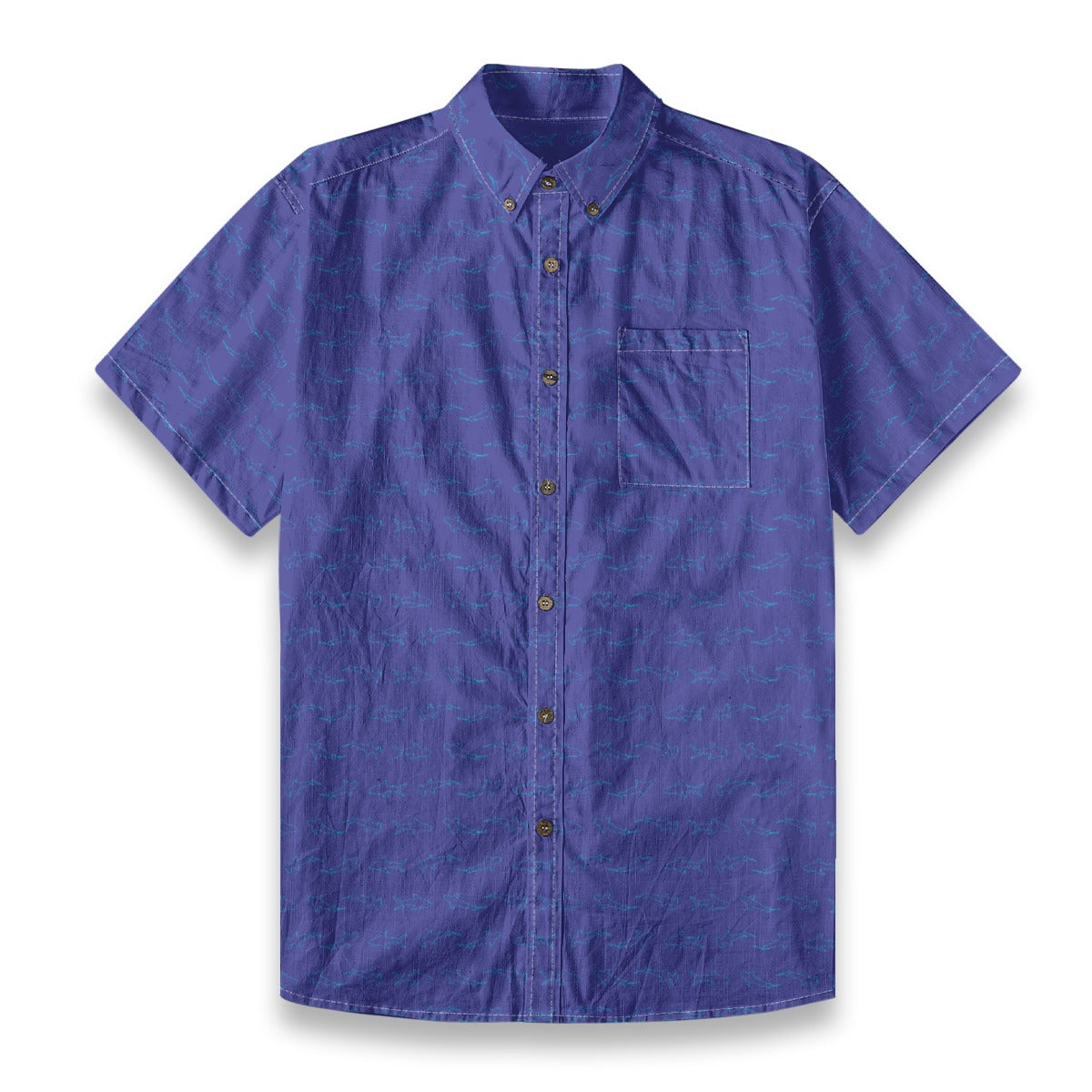 Men's Cotton Button-Up Shirt