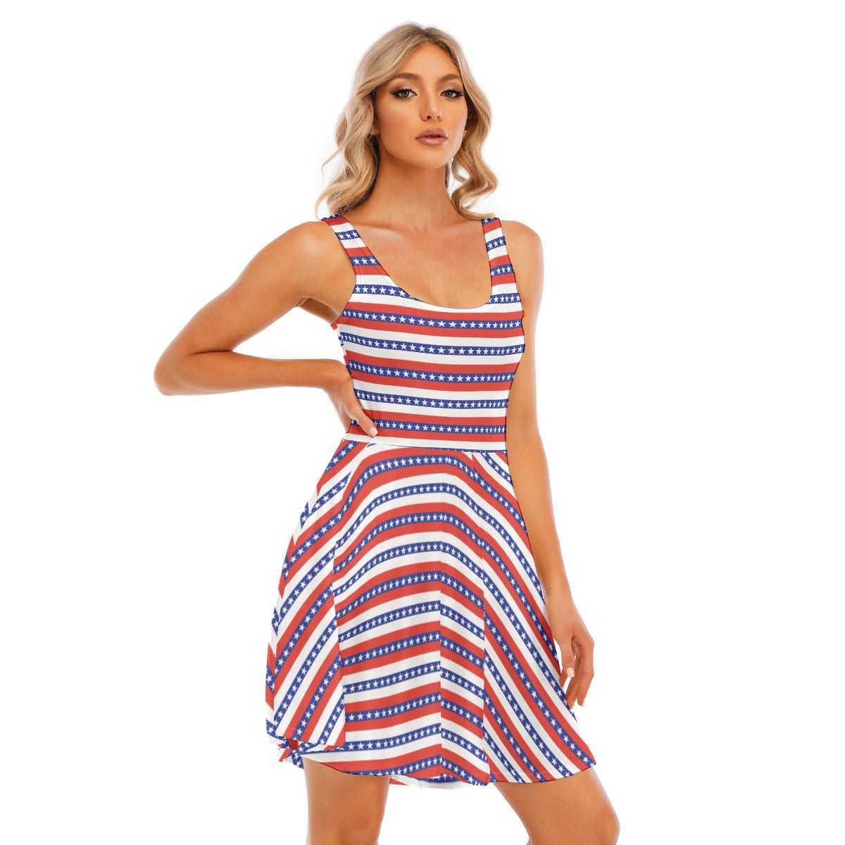 Women's Sleeveless Twirl Dress