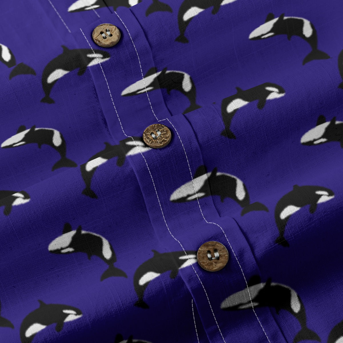 Men's Cotton Button-Up Shirt