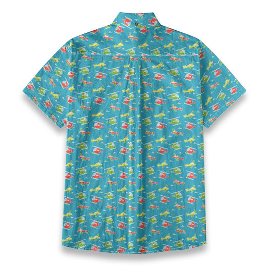 Men's Cotton Button-Up Shirt