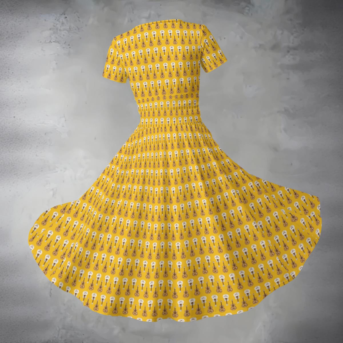 Women's Midi V-Neck Dress