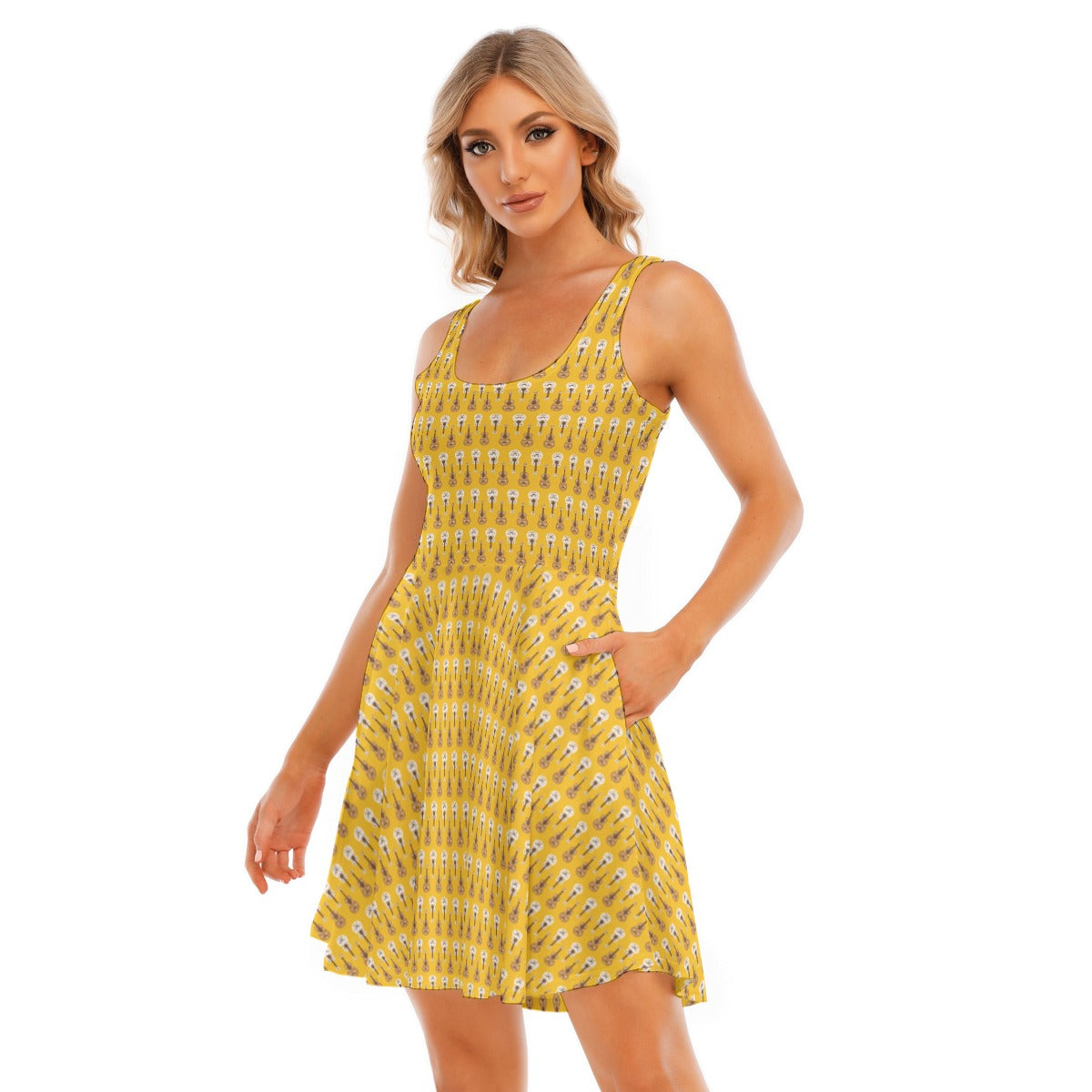 Women's Sleeveless Twirl Dress