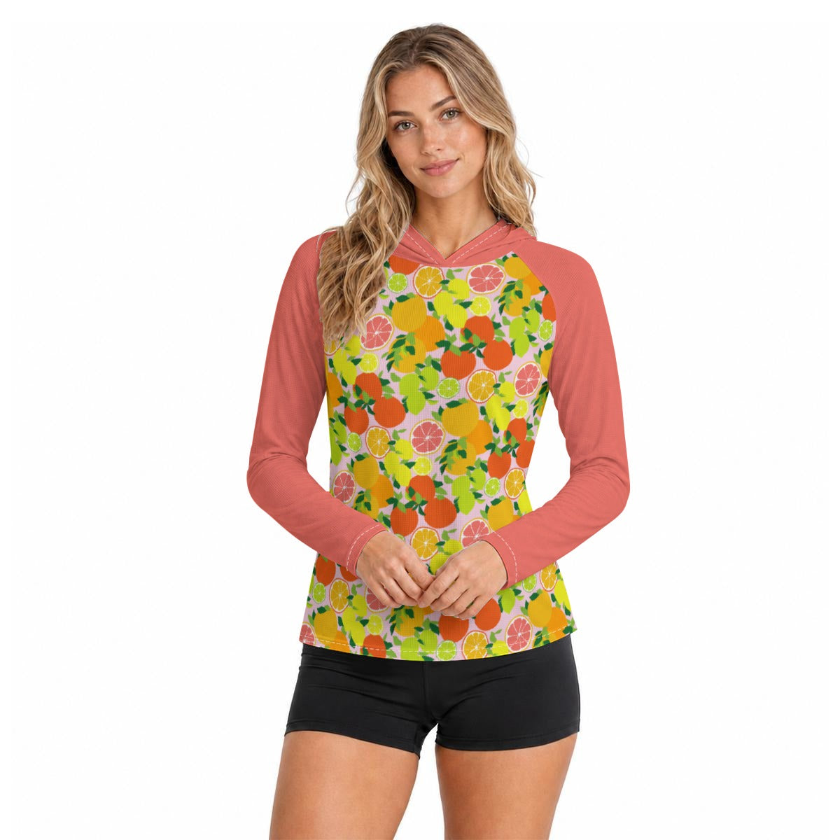 Women's hooded sun shirt
