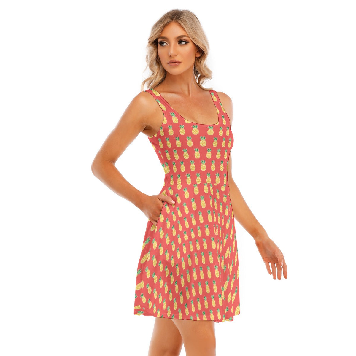 Women's Sleeveless Twirl Dress