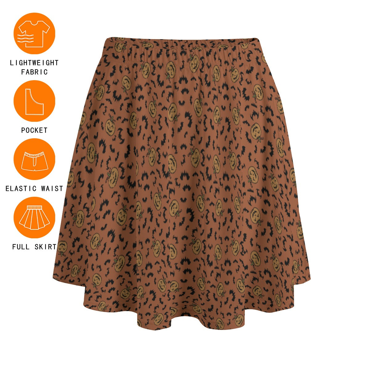 Women's Skater Skirt with Pockets