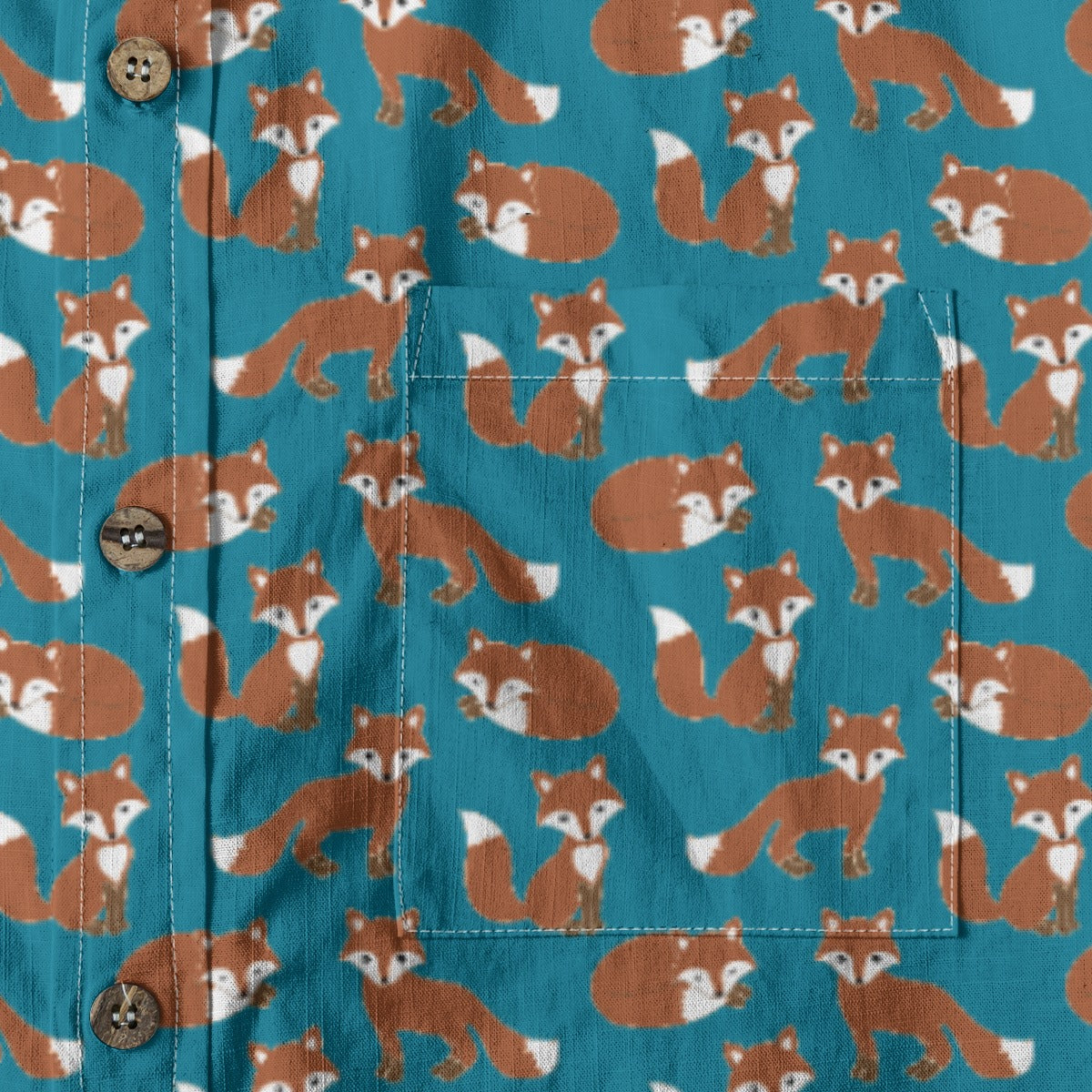 Men's Cotton Button-Up Shirt