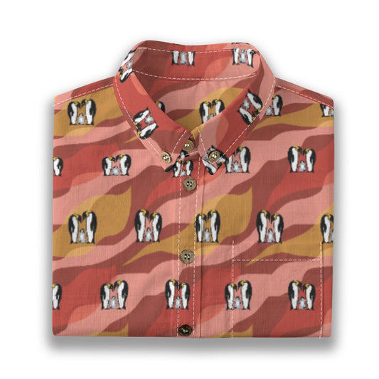Kids' Cotton Button-Up Shirt
