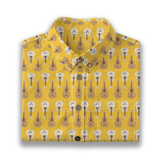 Kids' Cotton Button-Up Shirt