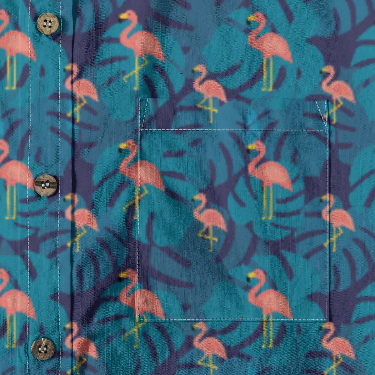 Men's Cotton Button-Up Shirt