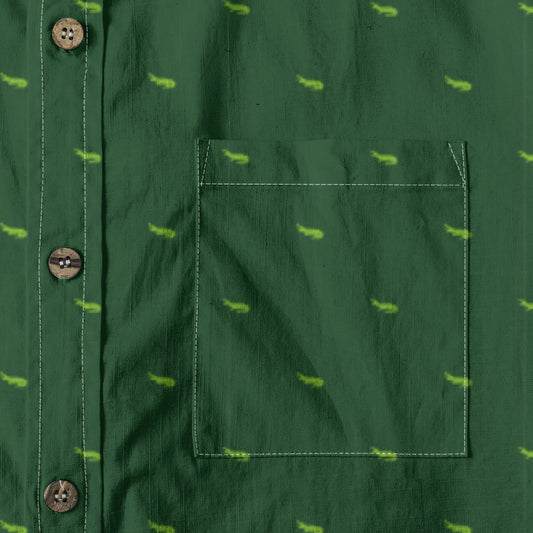 Men's Cotton Button-Up Shirt