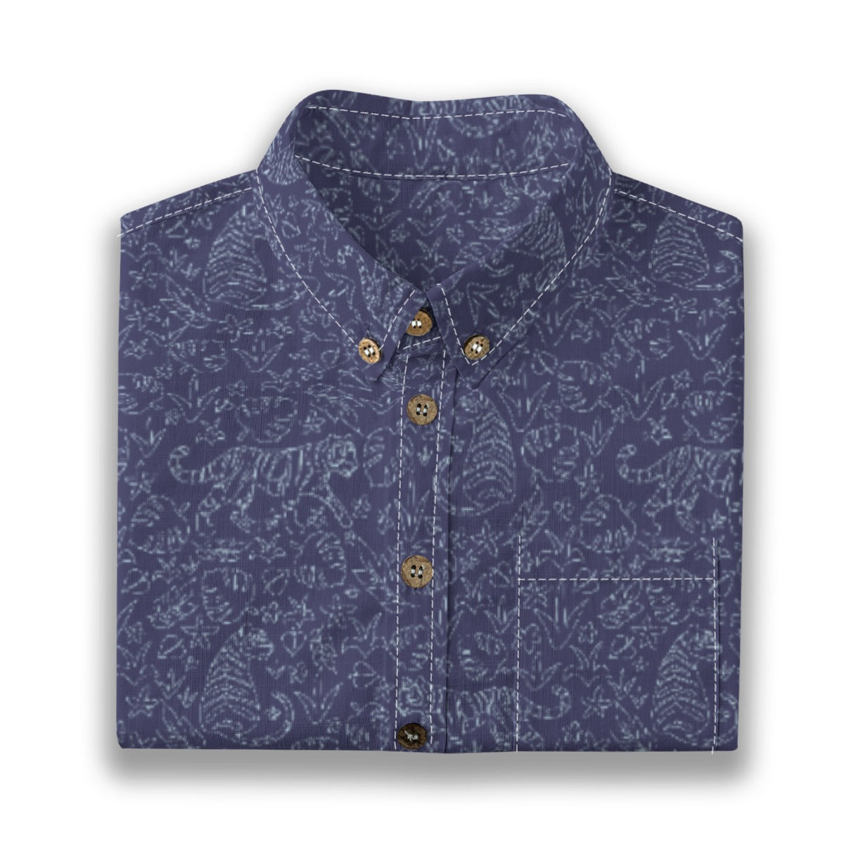 Kids' Cotton Button-Up Shirt