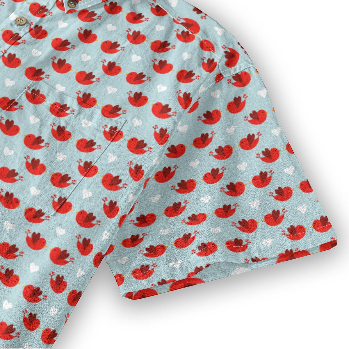 Men's Cotton Button-Up Shirt