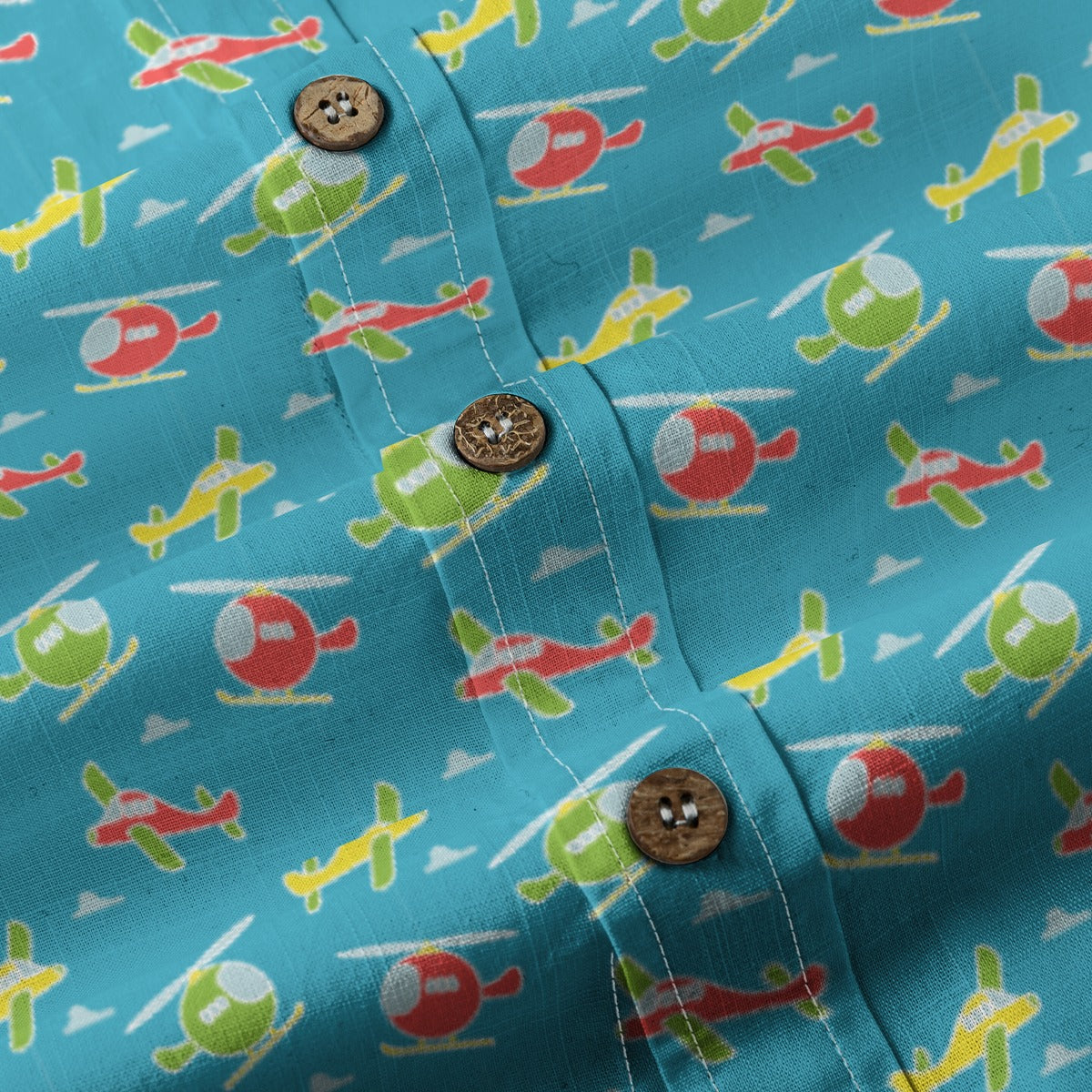 Men's Cotton Button-Up Shirt