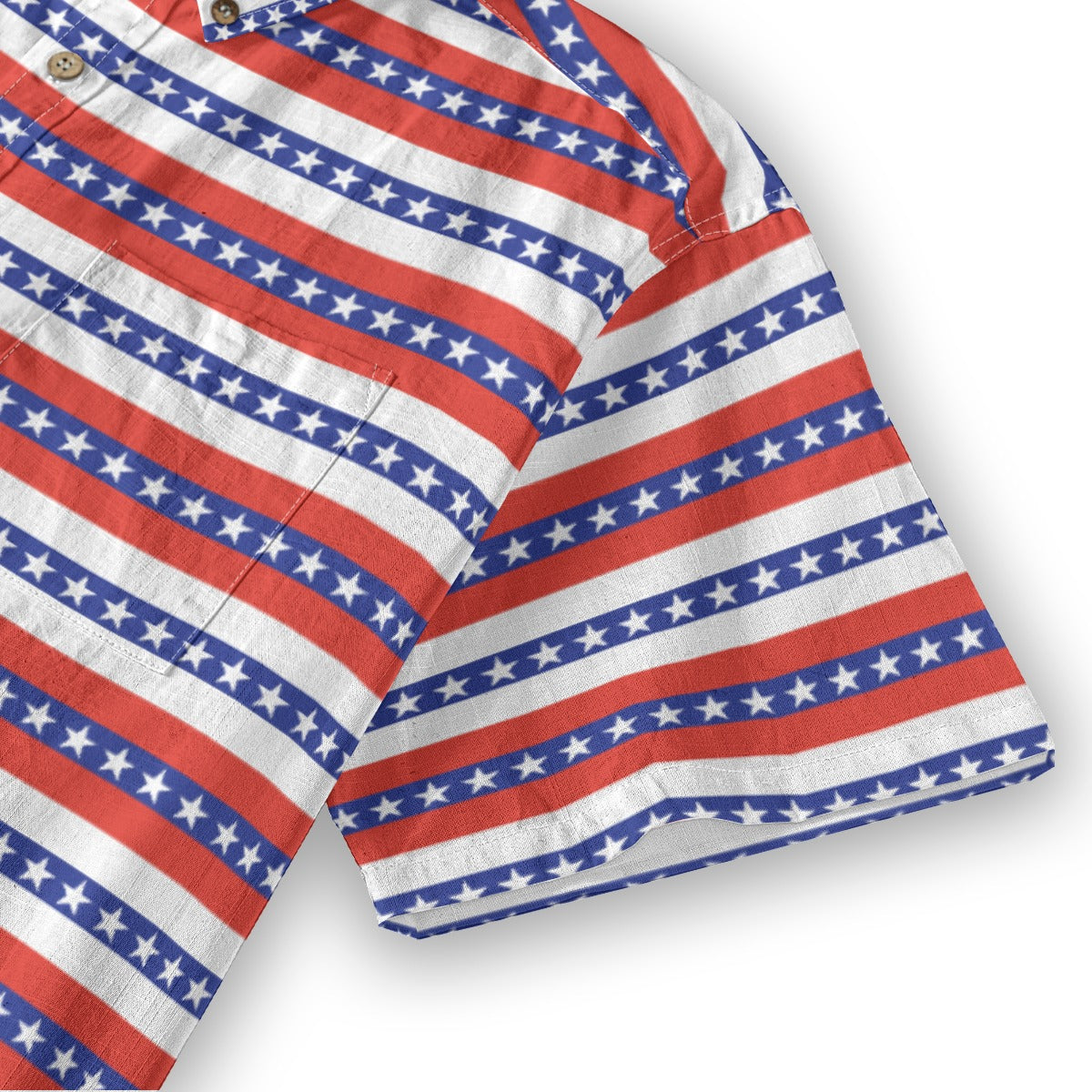 Men's Cotton Button-Up Shirt