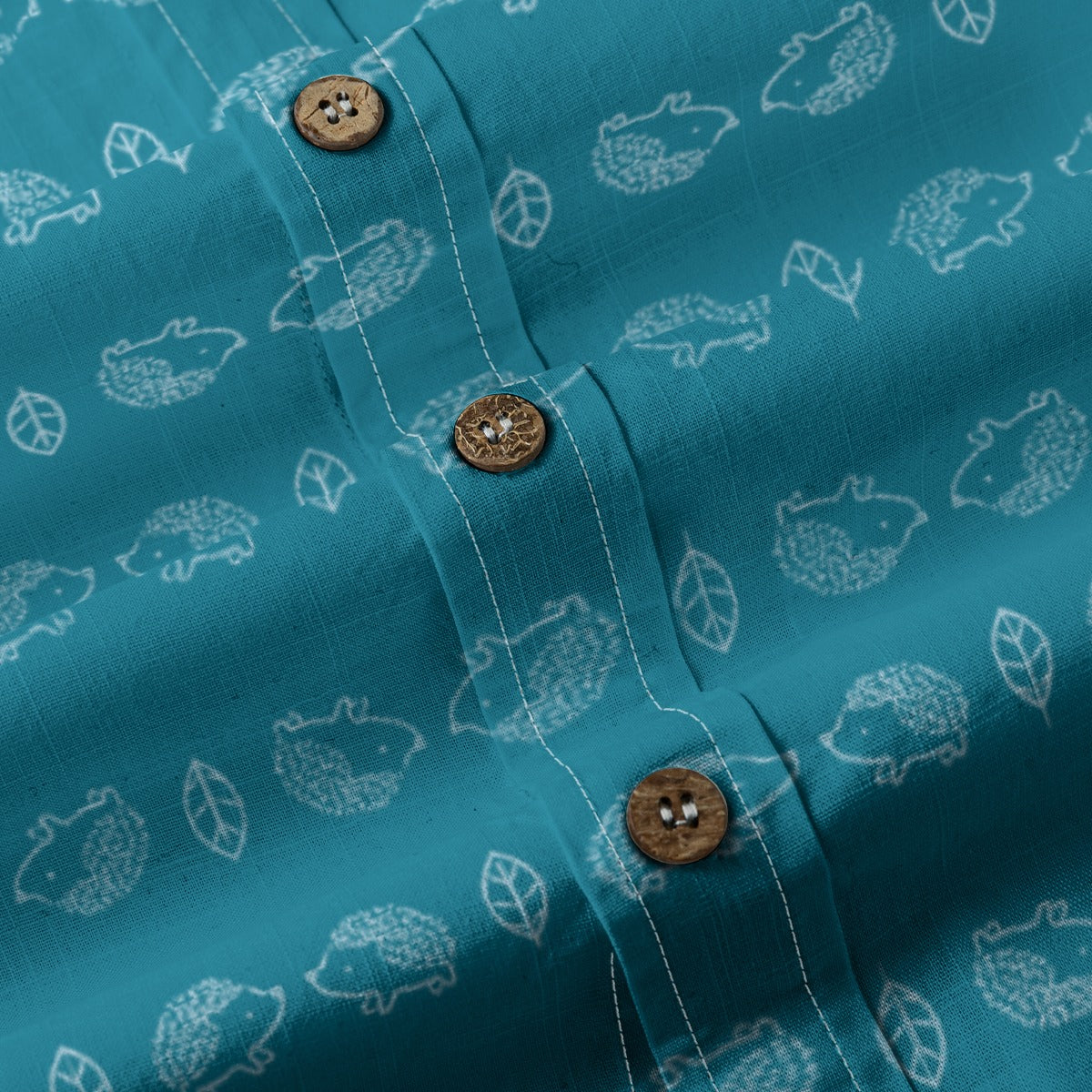 Men's Cotton Button-Up Shirt