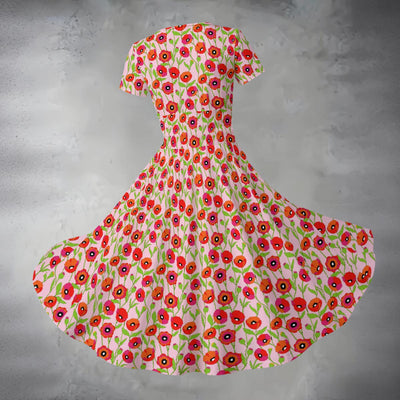 Women's Midi V-Neck Dress