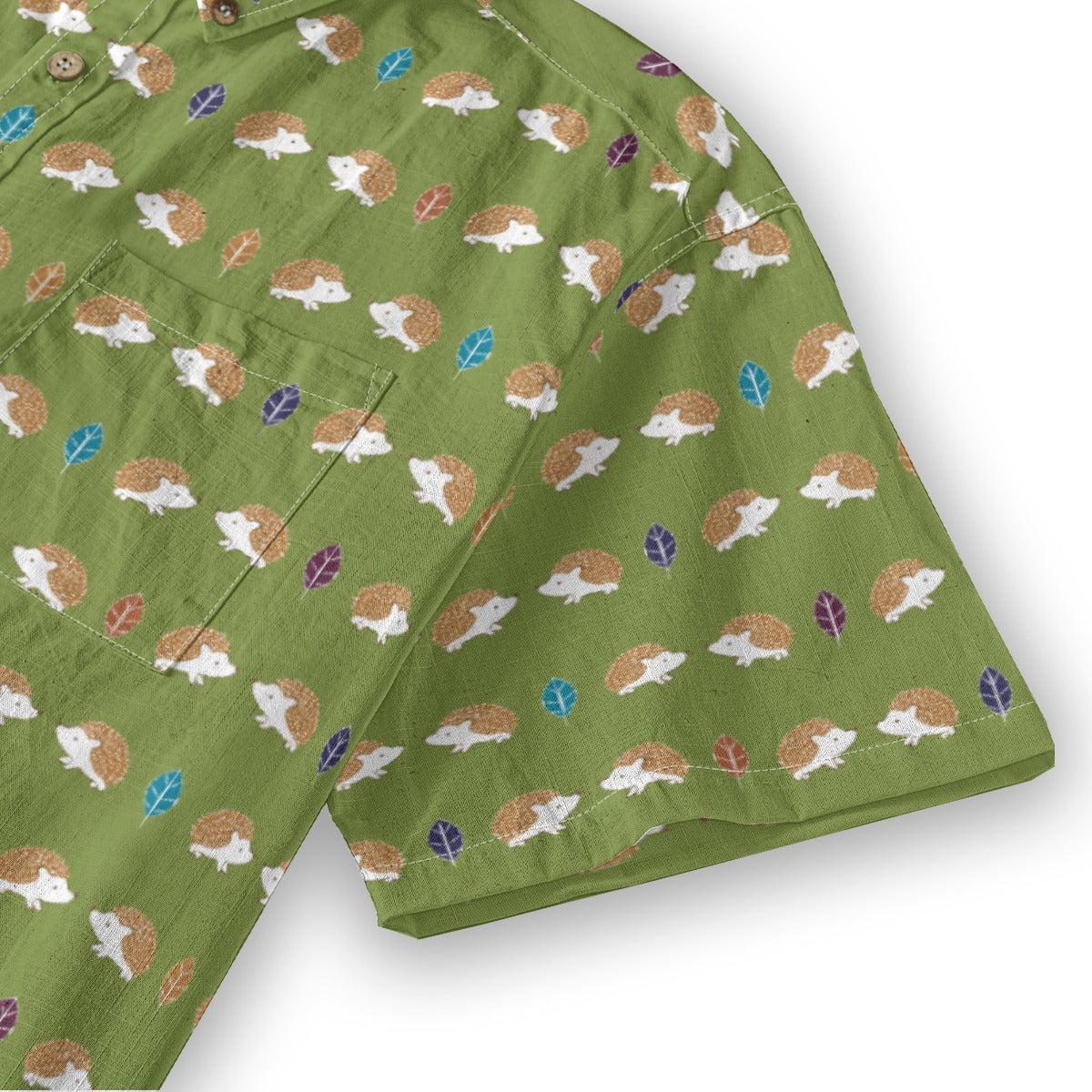 Men's Cotton Button-Up Shirt