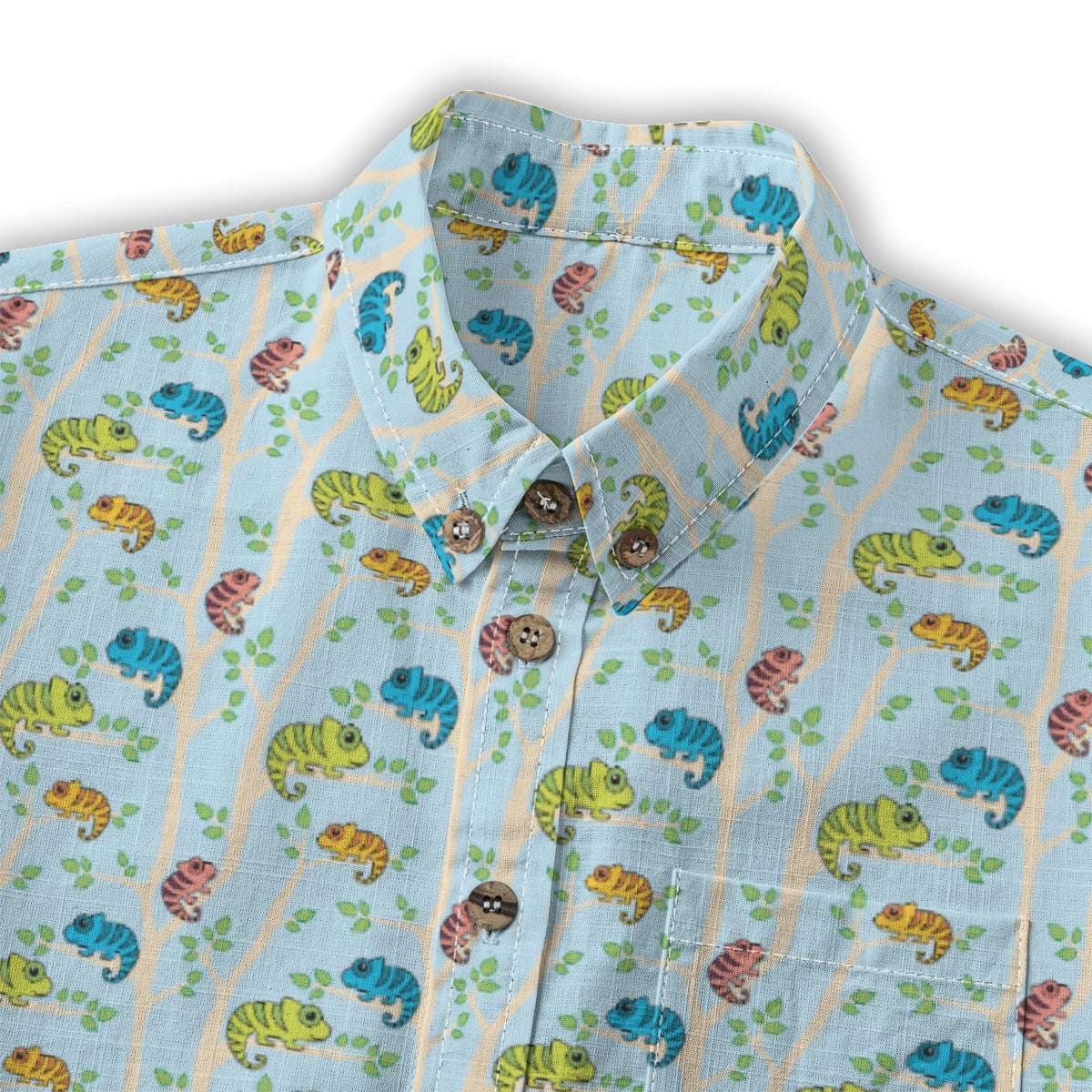 Kids' Cotton Button-Up Shirt