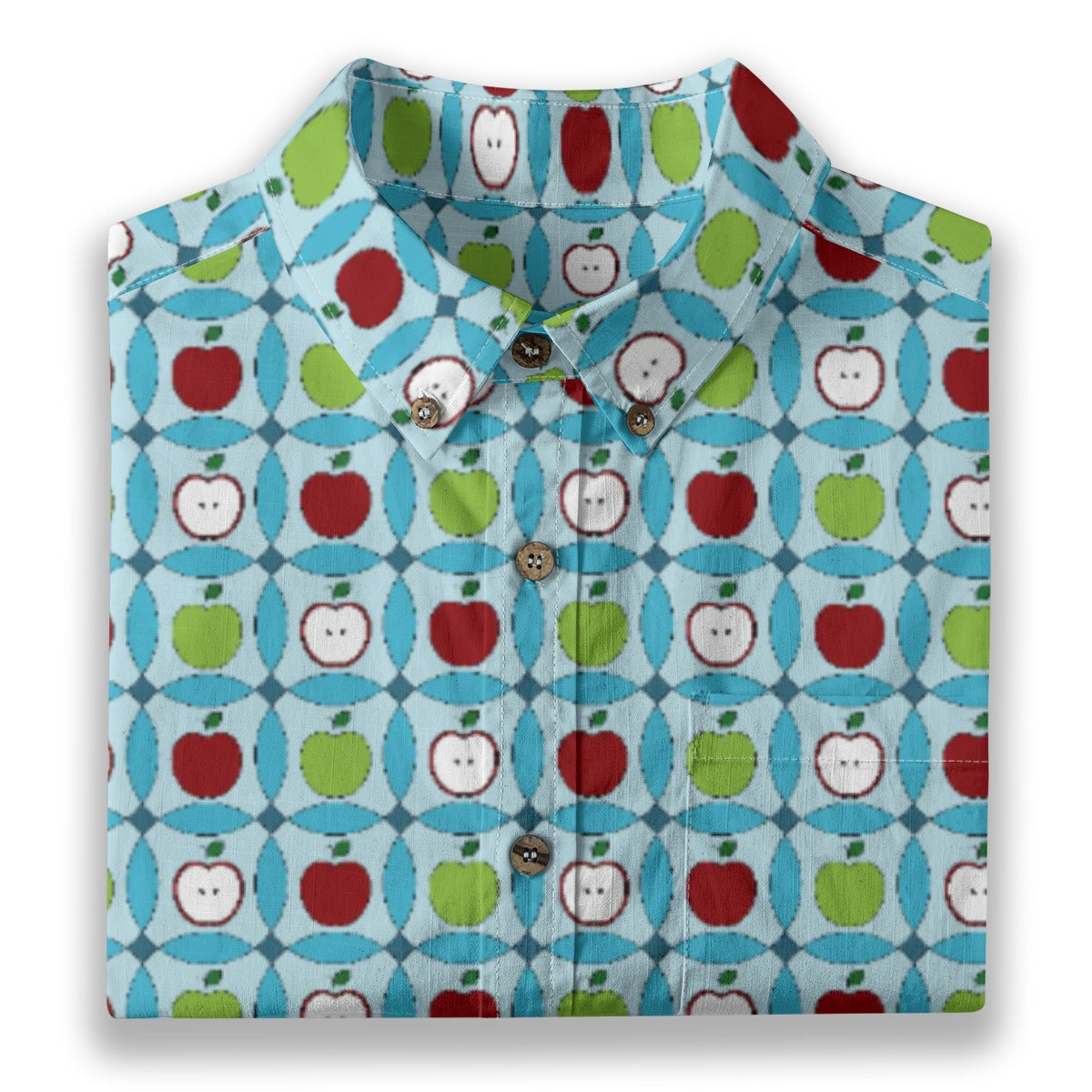 Men's Cotton Button-Up Shirt