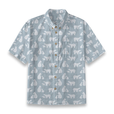 Kids' Cotton Button-Up Shirt