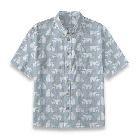Kids' Cotton Button-Up Shirt