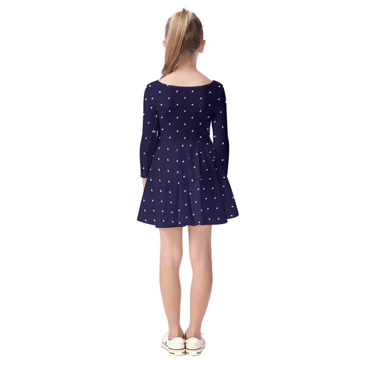 Kids' Long-Sleeve Twirl Dress