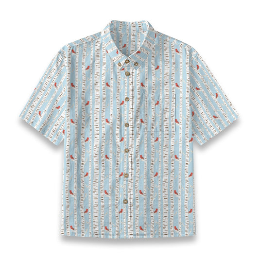 Kids' Cotton Button-Up Shirt