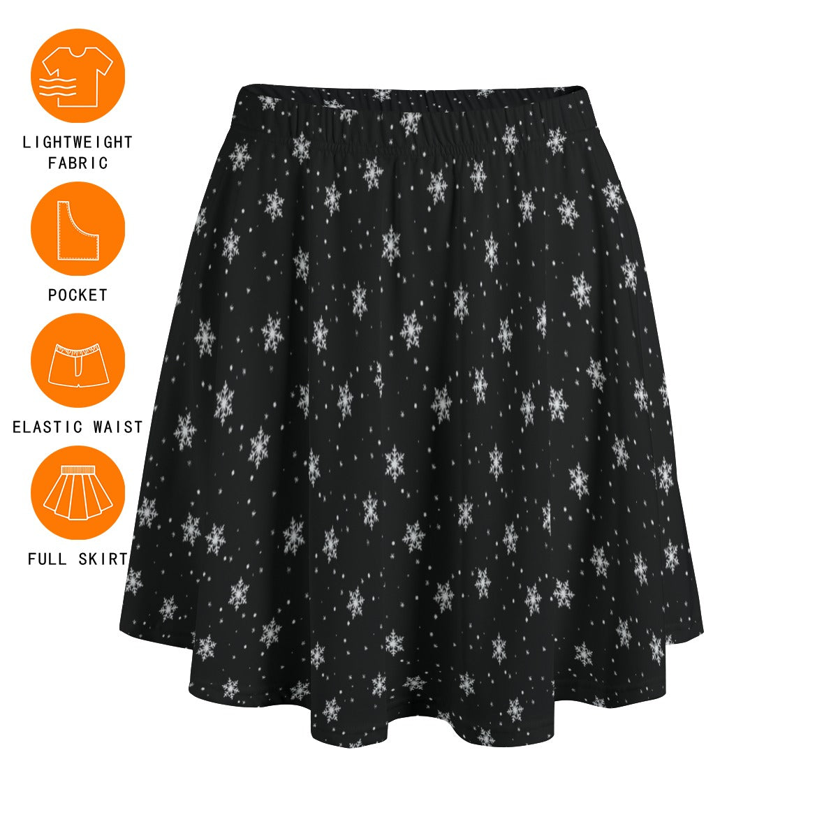 Women's Skater Skirt with Pockets