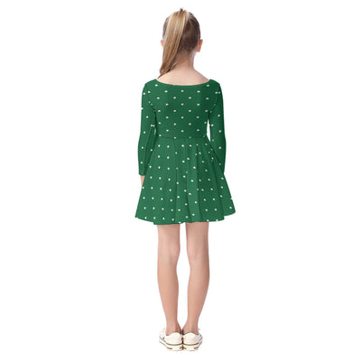 Kids' Long-Sleeve Twirl Dress