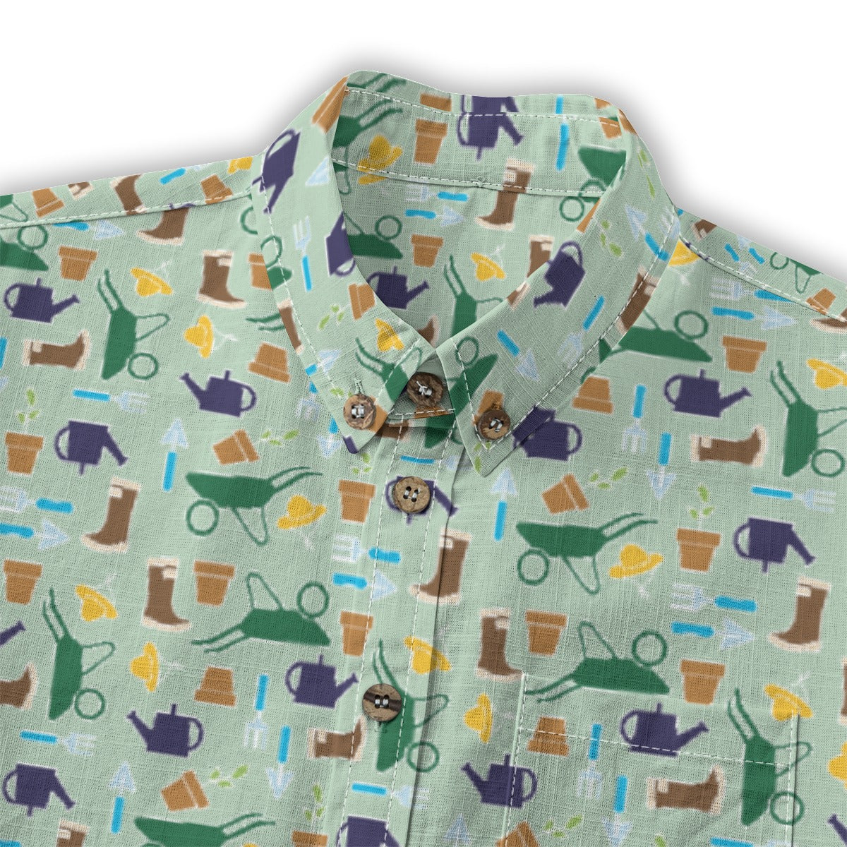 Kids' Cotton Button-Up Shirt