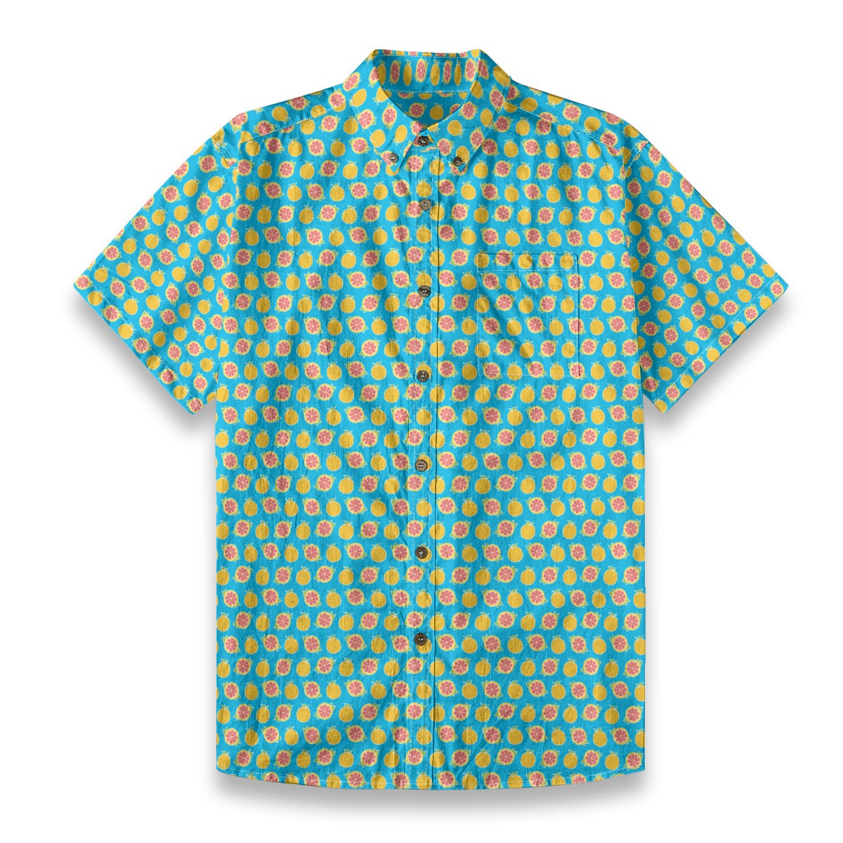 Men's Cotton Button-Up Shirt