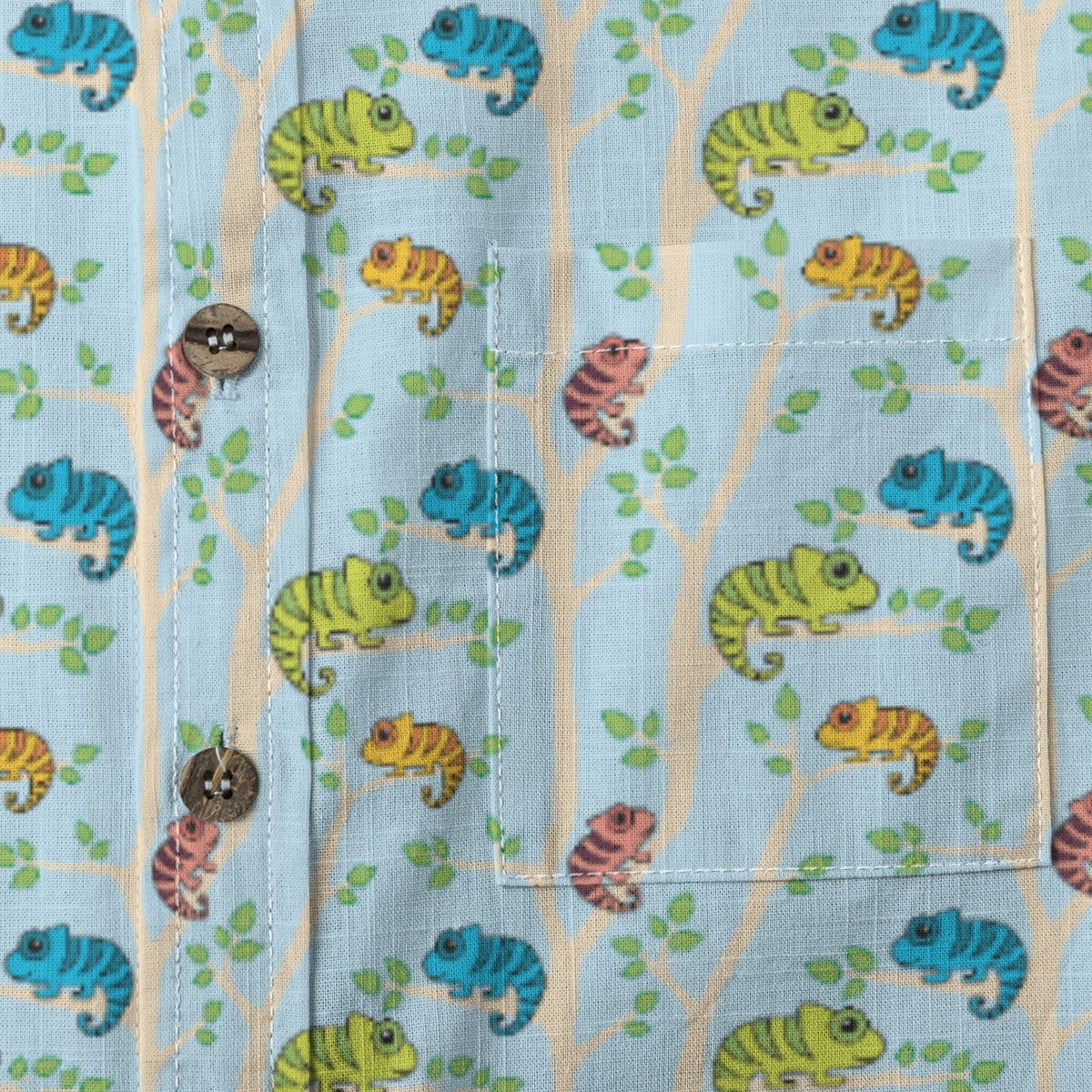 Kids' Cotton Button-Up Shirt