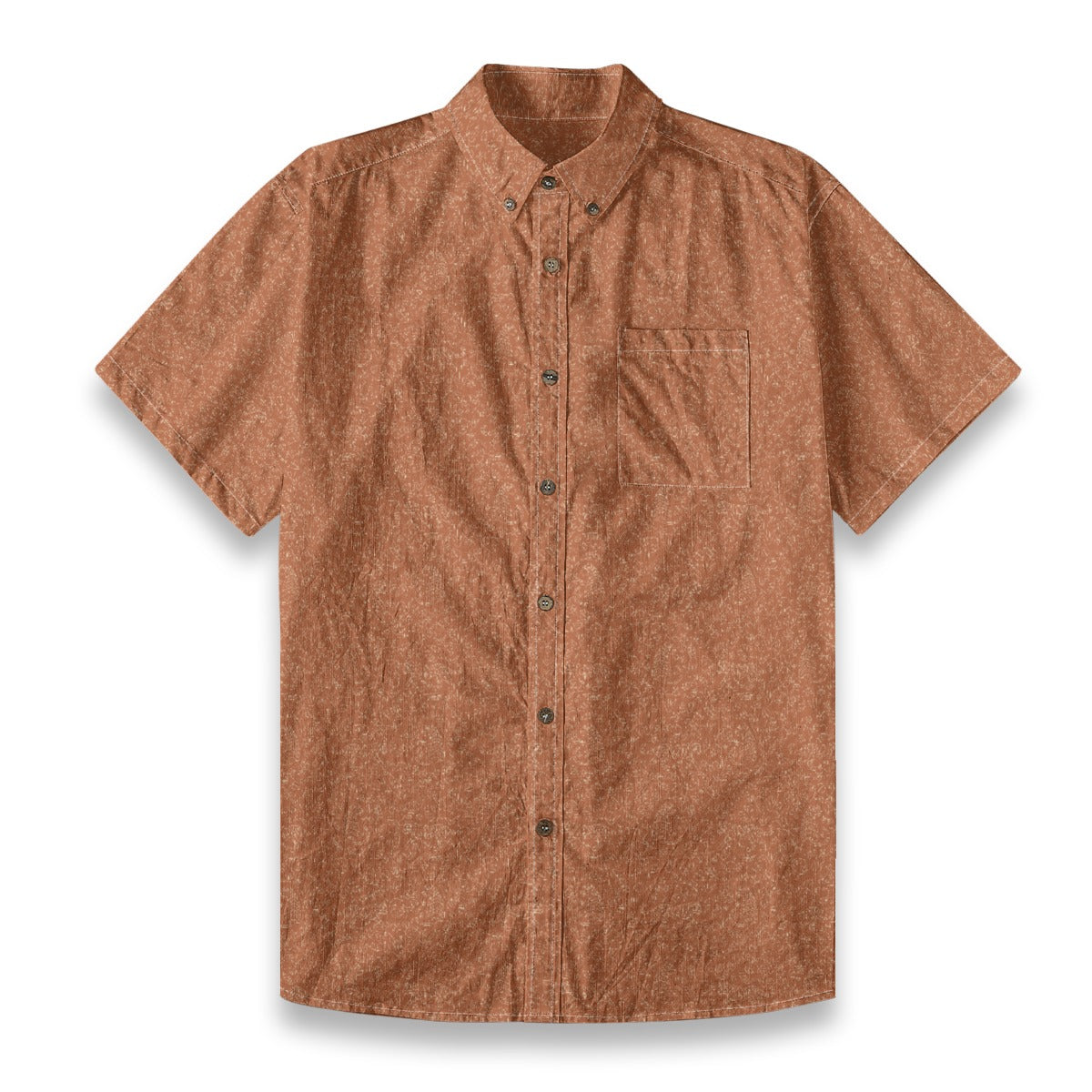 Men's Cotton Button-Up Shirt