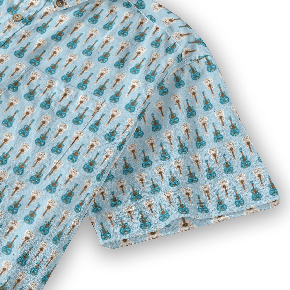 Men's Cotton Button-Up Shirt