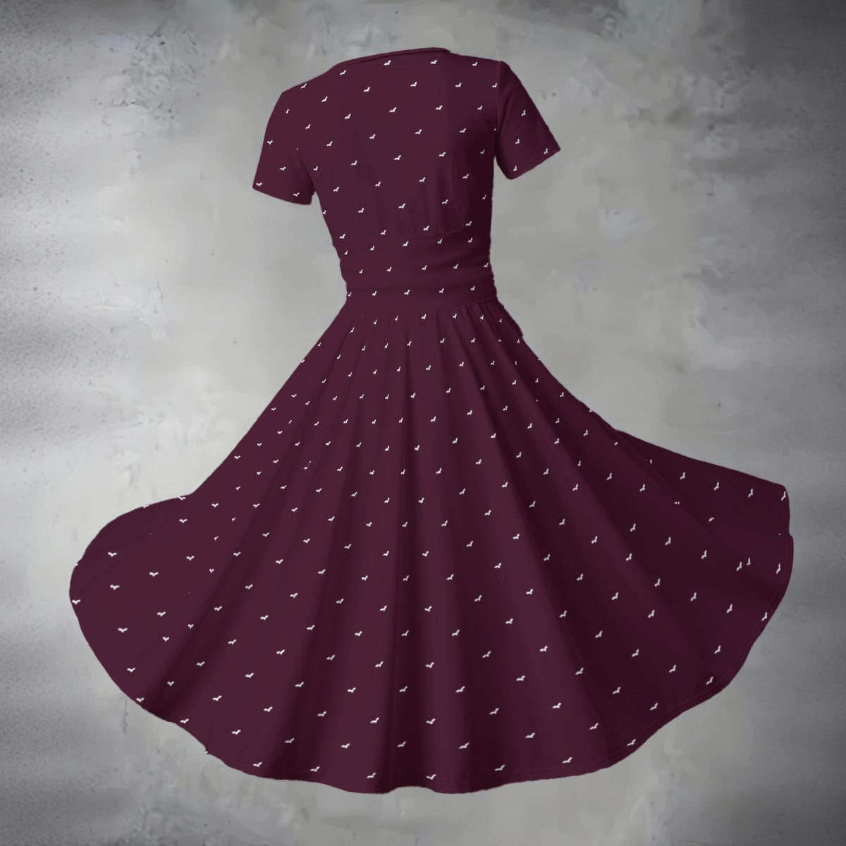 Women's Midi V-Neck Dress