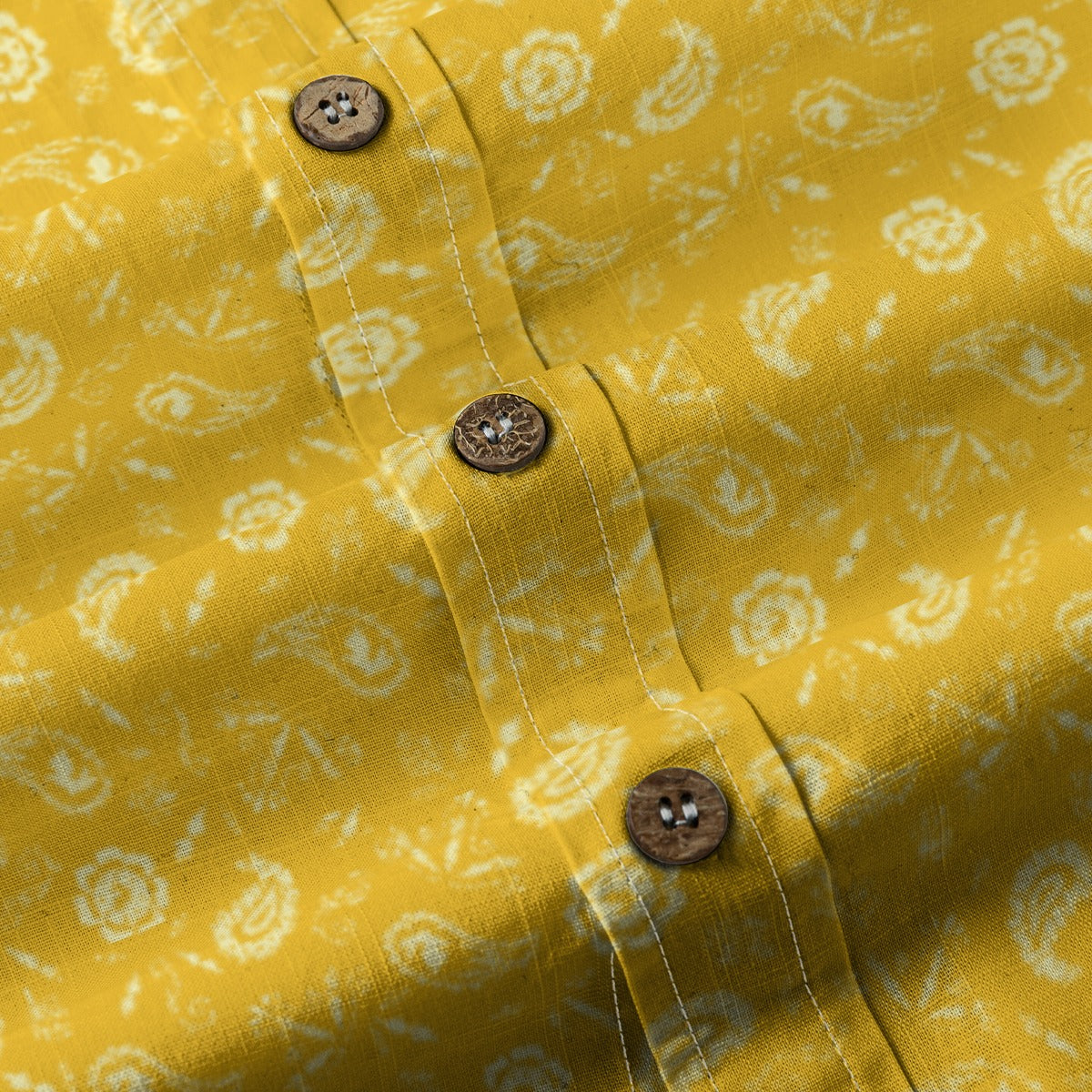 Men's Cotton Button-Up Shirt