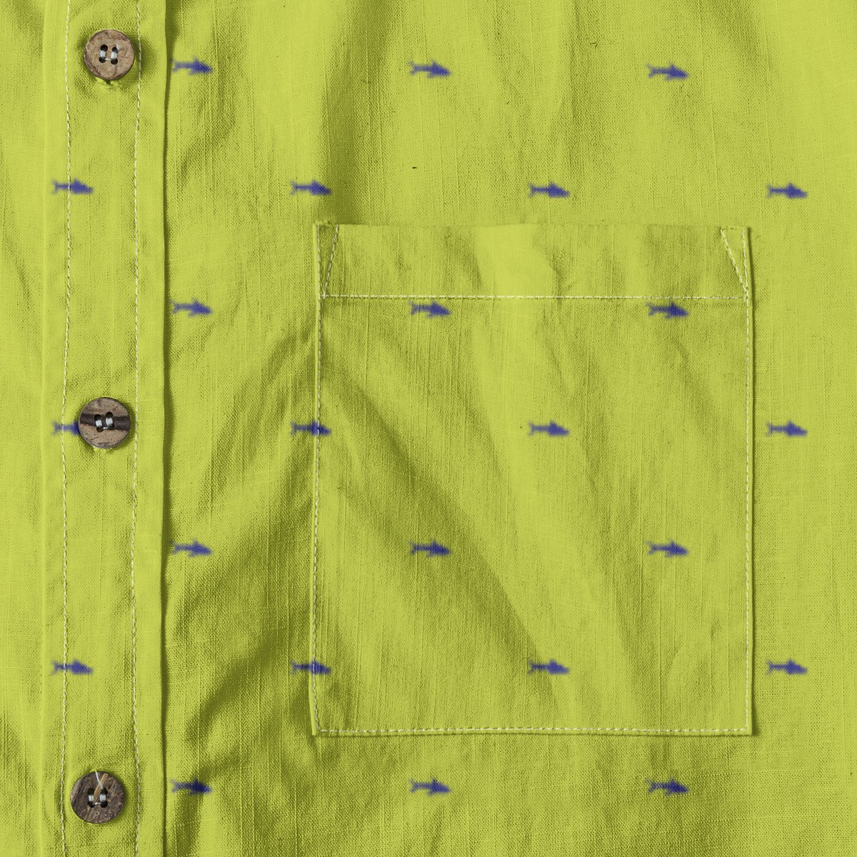 Men's Cotton Button-Up Shirt